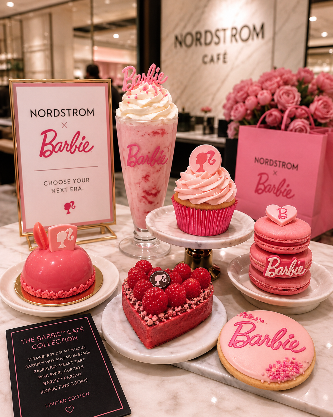 Nordstrom × Barbie cafe