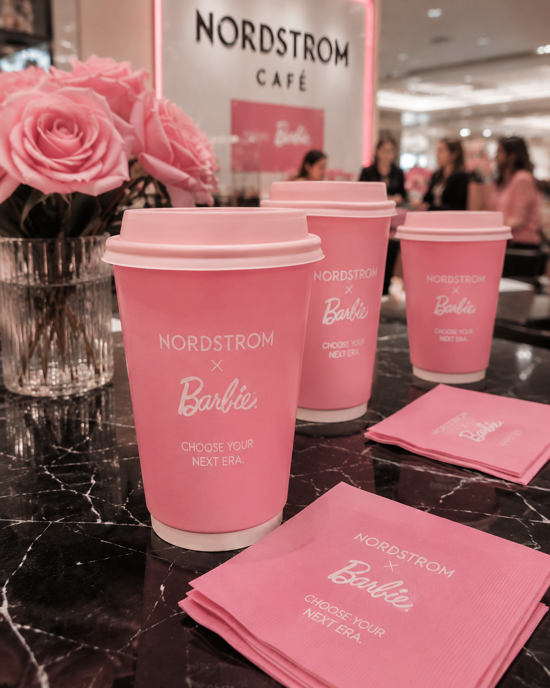 Branded coffee cups