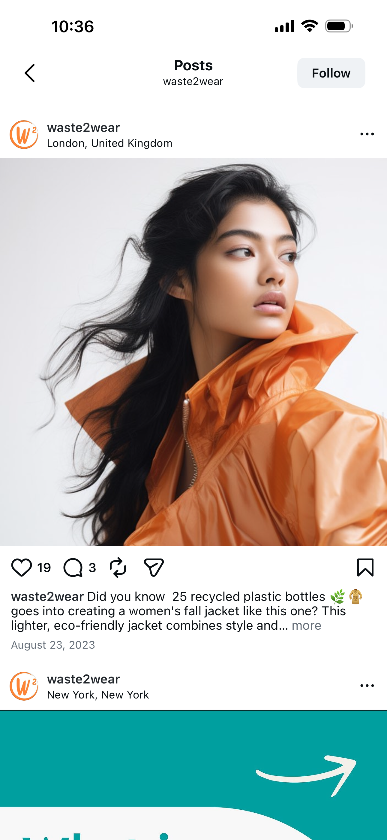 Waste2Wear AI-generated campaign visual